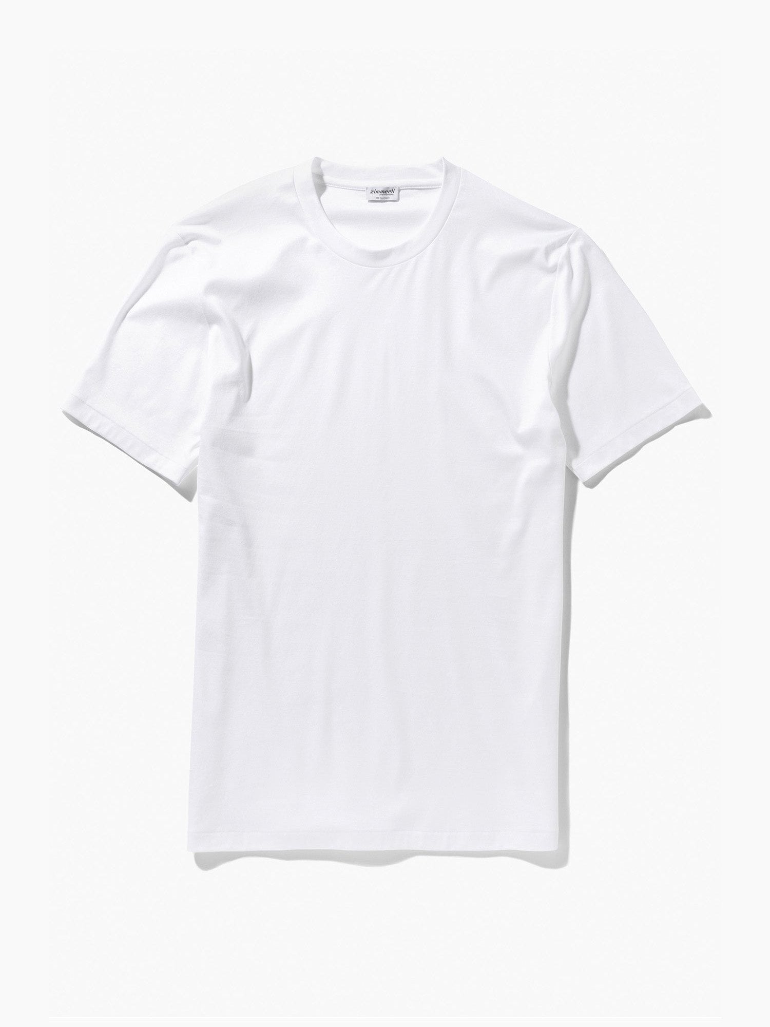 Sea island t-shirt short sleeve, round neck - white
