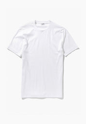 Sea Island T-Shirt Short Sleeve, Round Neck - white