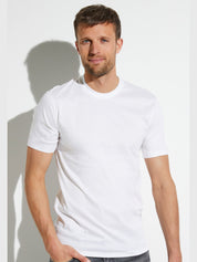 Sea island t-shirt short sleeve, round neck - white
