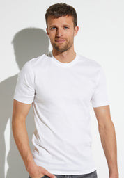 Sea Island T-Shirt Short Sleeve, Round Neck - white