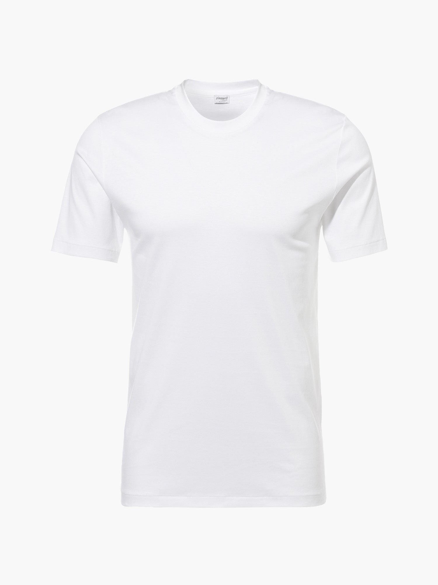 Sea island t-shirt short sleeve, round neck - white