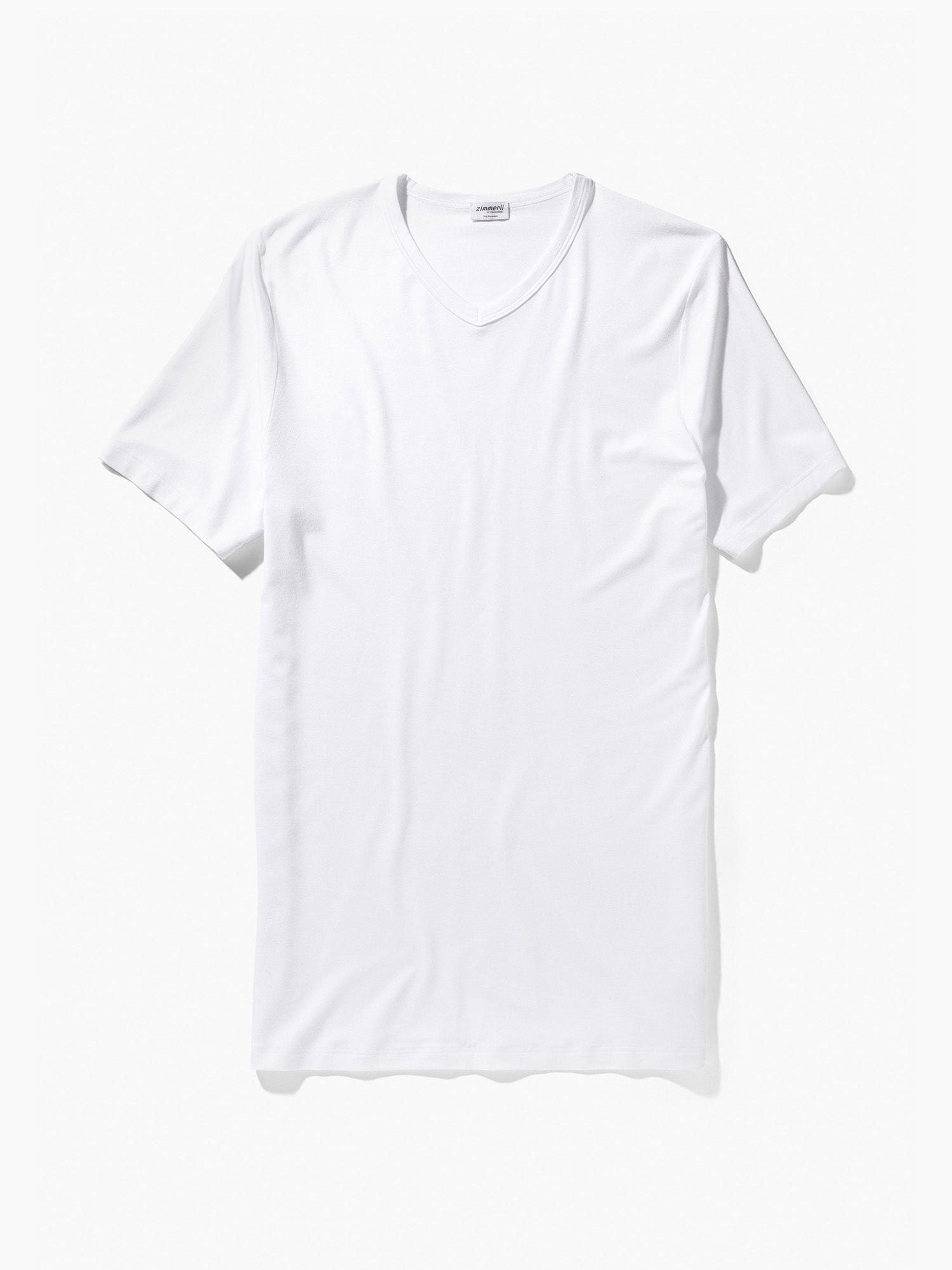Pureness t-shirt short sleeve v-neck - white