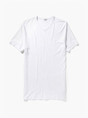 Pureness t-shirt short sleeve v-neck - white