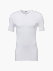 Pureness t-shirt short sleeve v-neck - white