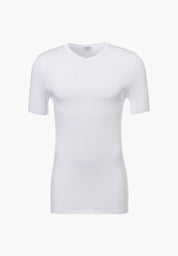 Pureness T-Shirt Short Sleeve V-Neck - white