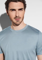 Sea Island Pyjama Short - river blue