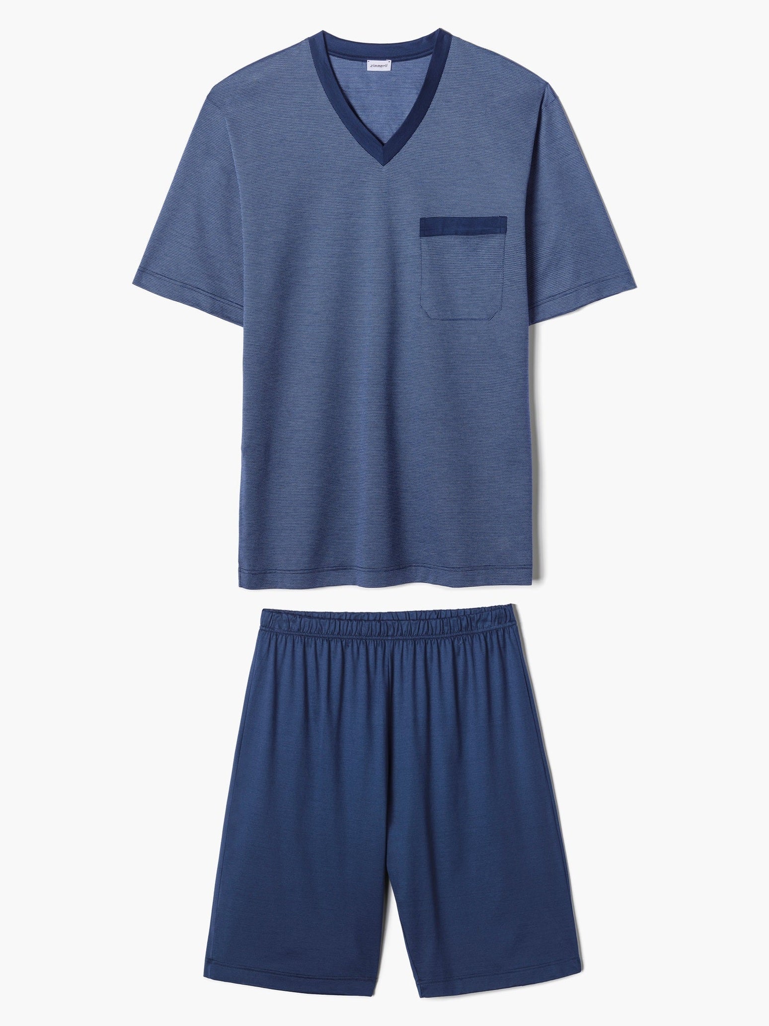 Filodiscozia pyjama short - geo ocean blue