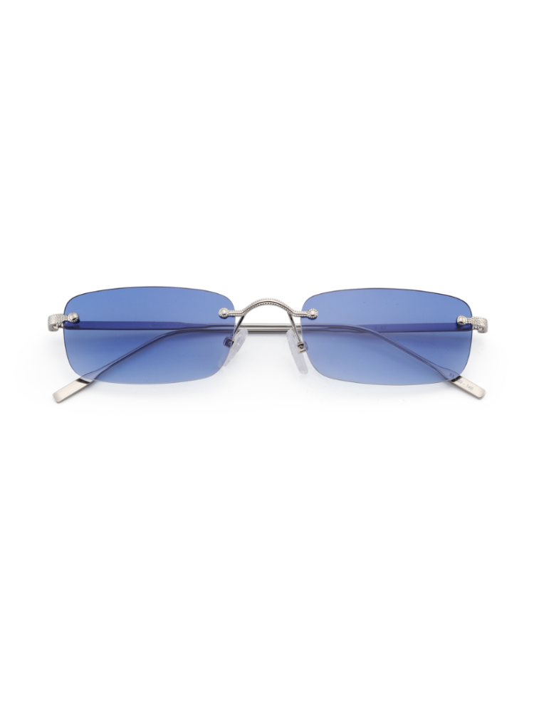 Silver blue sunglasses