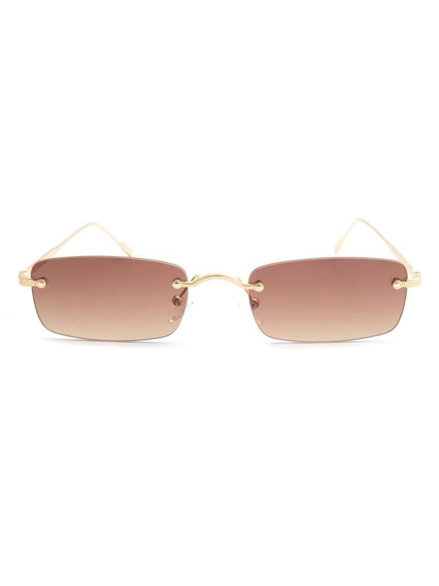 Gold brown sunglasses