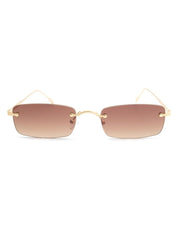 Gold brown sunglasses