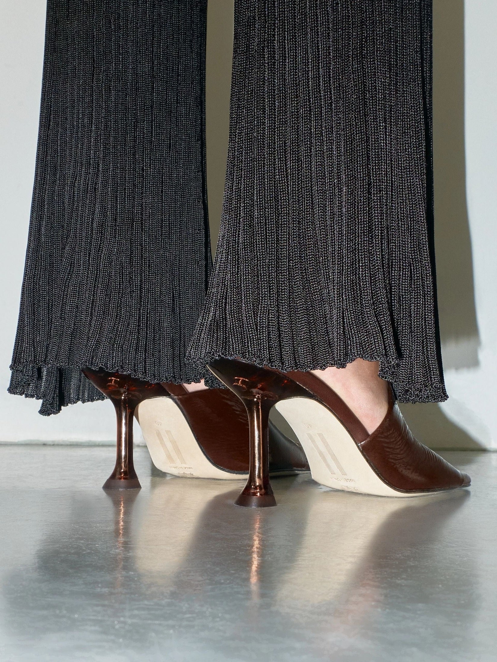 Miri brown mules sandals