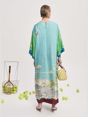 Daria silk midi dress