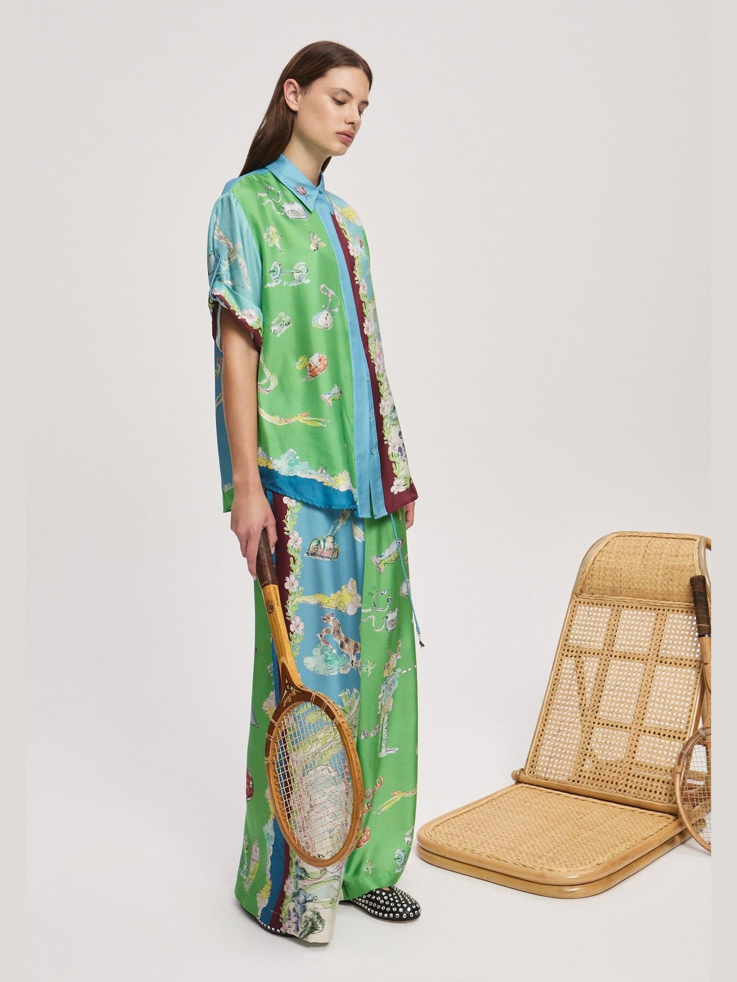 Daria silk shirt