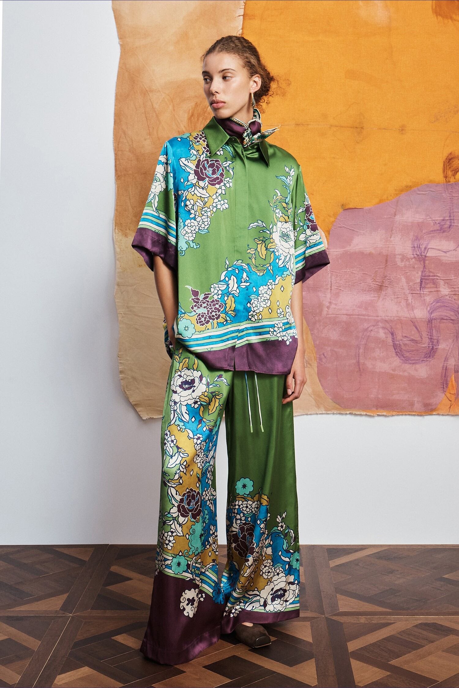 Nanci silk shirt