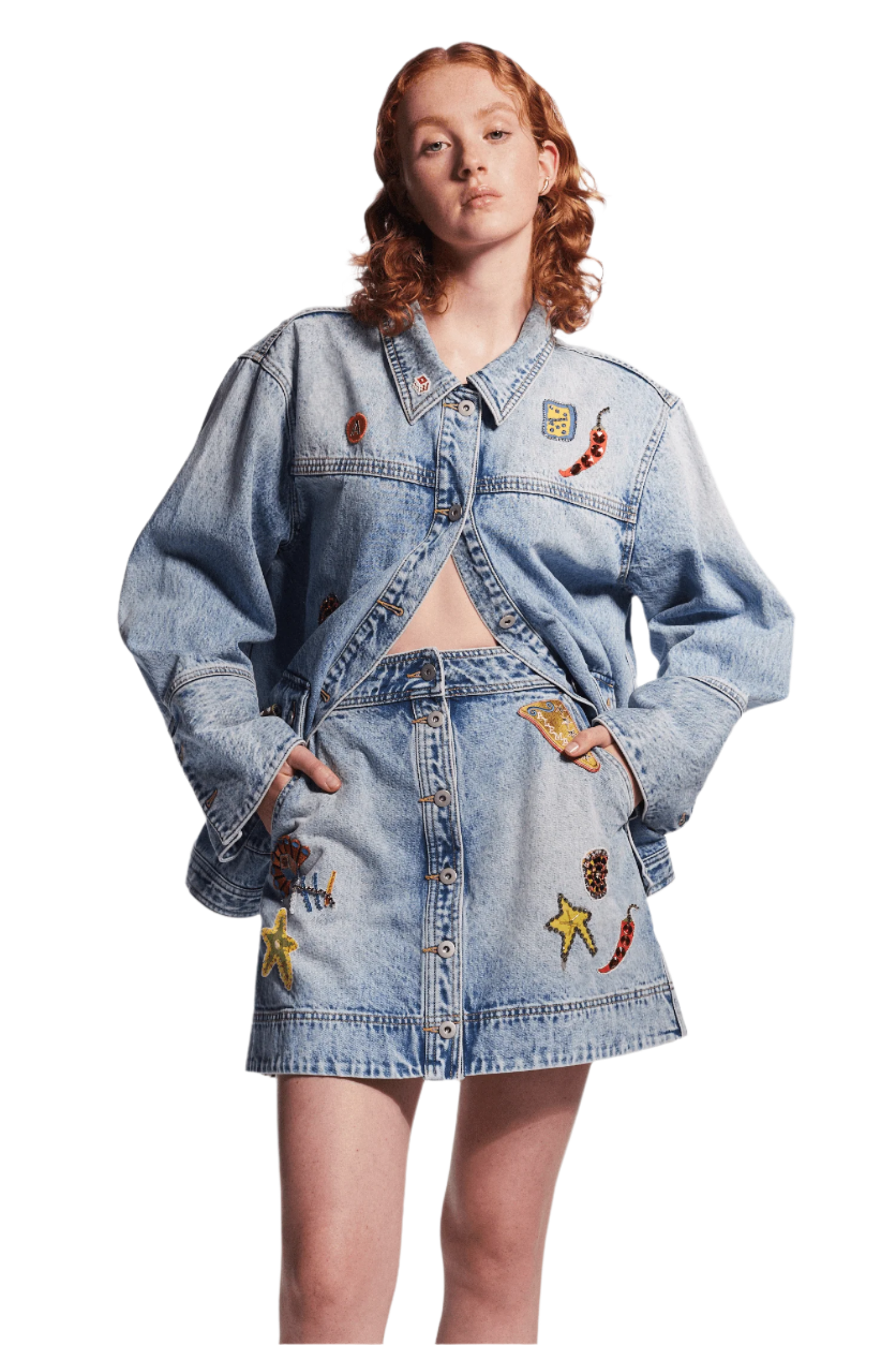 JACKPOT DENIM SKIRT