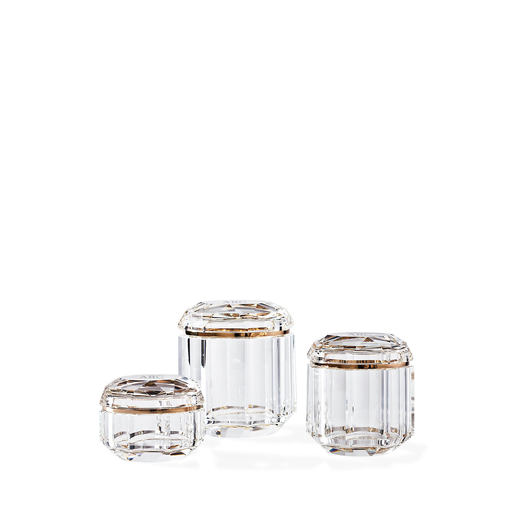 Leigh Clear Crystal Jar Small