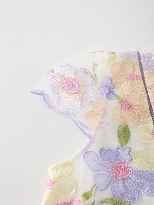 Amara embroidered dress