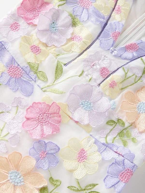 Amara embroidered dress
