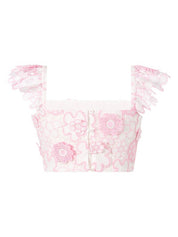 Amara embroidered top