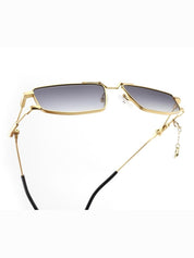 Gold black sunglasses