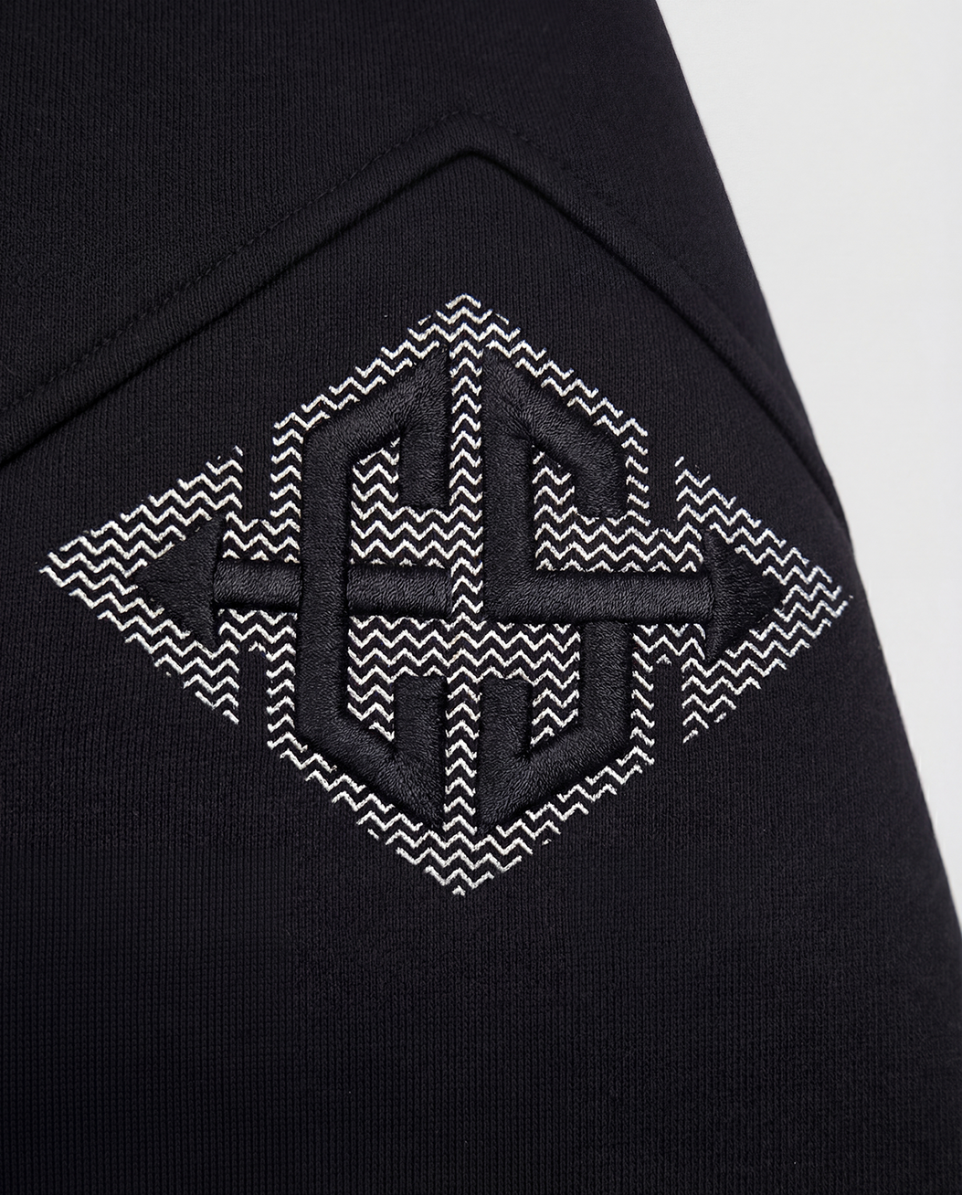 EXIT SOCIETY HALF ZIP CREWNECK