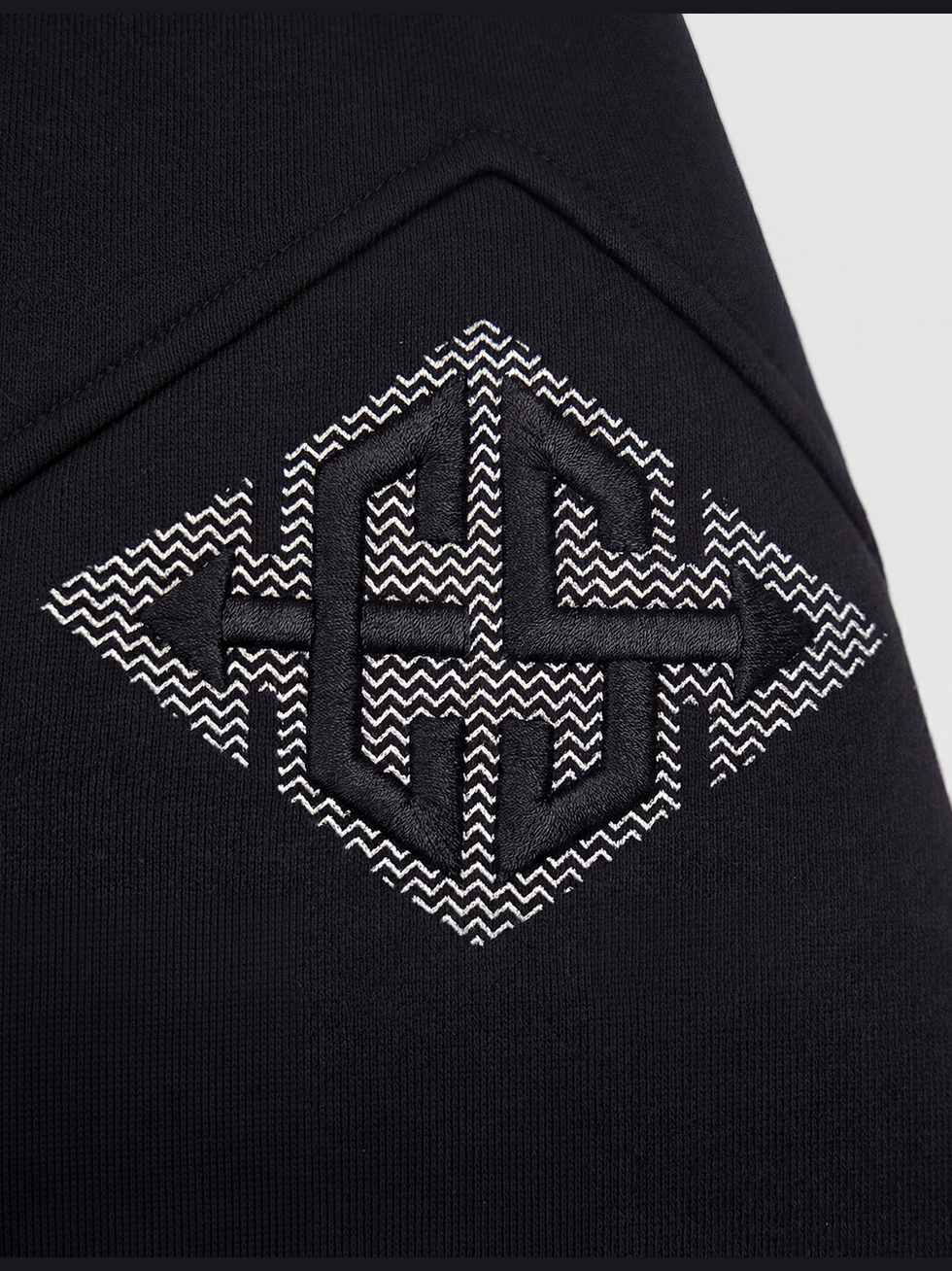 Exit society half zip crewneck