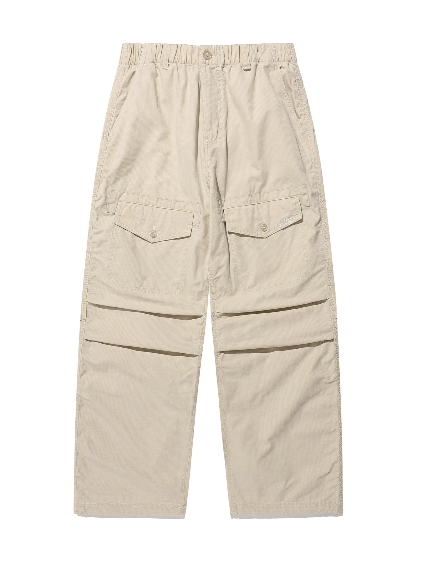 Front pocket stripe washed pants