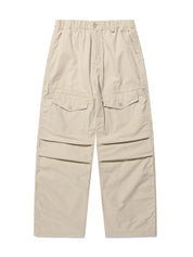 Front pocket stripe washed pants