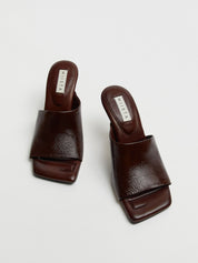 Miri brown mules sandals