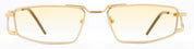 Si8 Gold Frame Rectangular Sunglasses