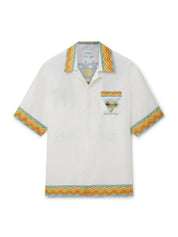 Afro Cubism Tennis Club Silk Shirt قميص حرير