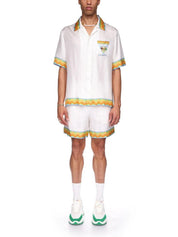 Afro Cubism Tennis Club Silk Shirt قميص حرير