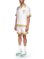 Afro Cubism Tennis Club Silk Shirt قميص حرير