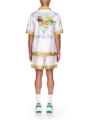 Afro Cubism Tennis Club Silk Shirt قميص حرير