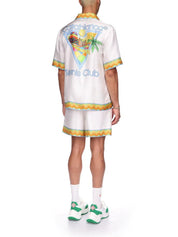 Afro Cubism Tennis Club Silk Shirt قميص حرير
