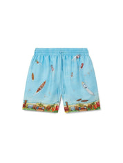 Maison sur piloti silk shorts
