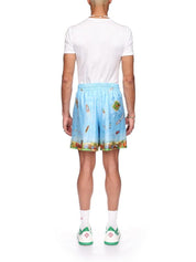 Maison sur piloti silk shorts