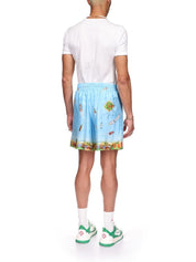 Maison sur piloti silk shorts