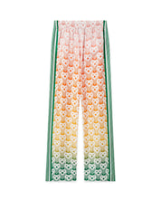 Gradient Heart Monogram Wide Leg Trousers