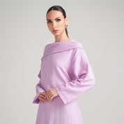 LAVENDER LINEN DRESS