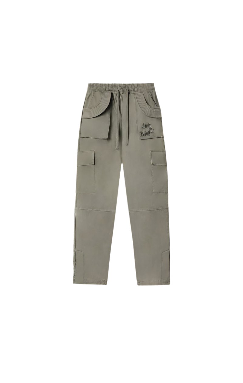 KHAKI TWILL CARGO PANT