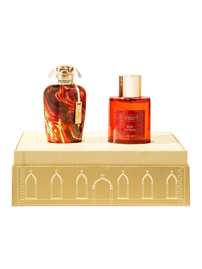 Tmov red potion hard box edpv 100ml+hair mist 100ml
