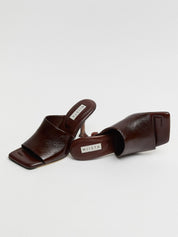 Miri brown mules sandals