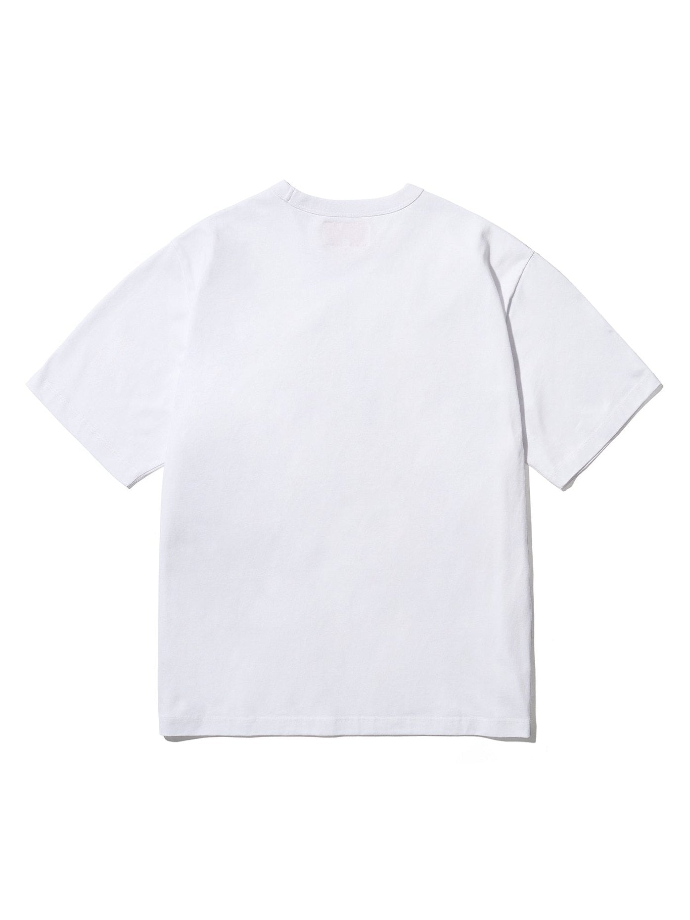 Easy&free half sleeve tee-white