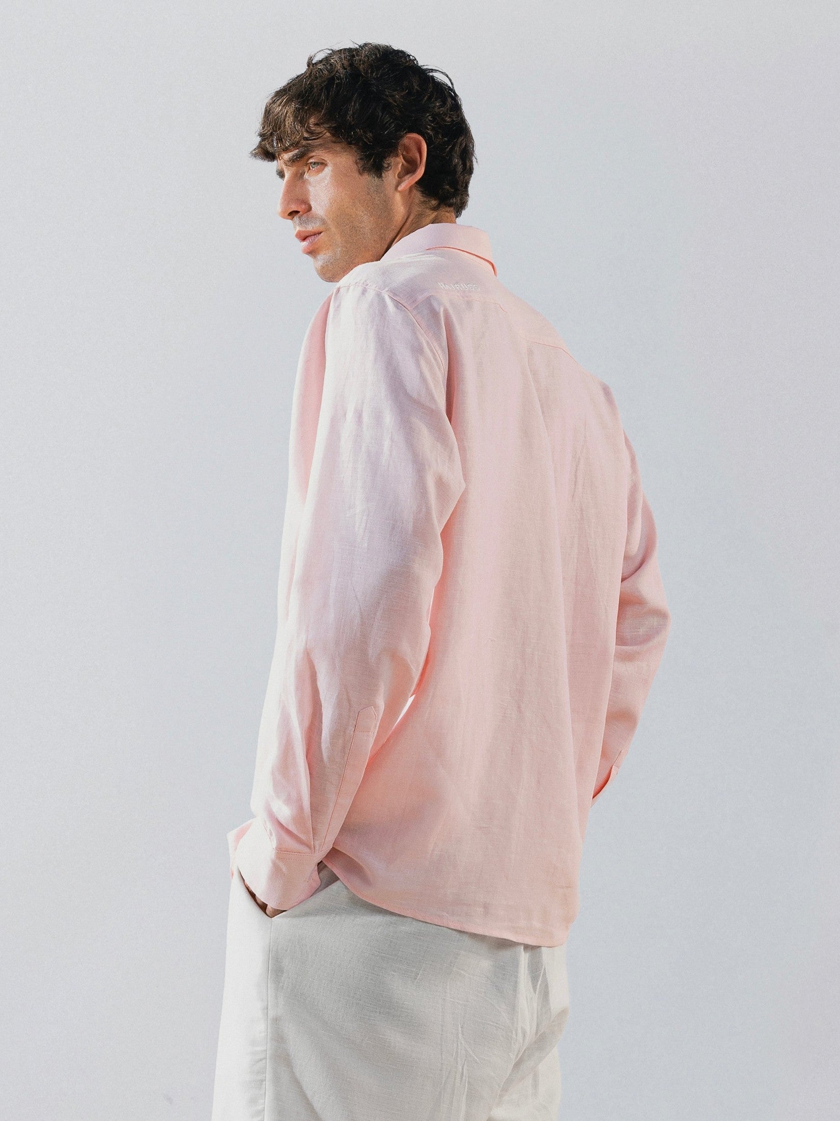 Light pink long sleeve shirt solmare