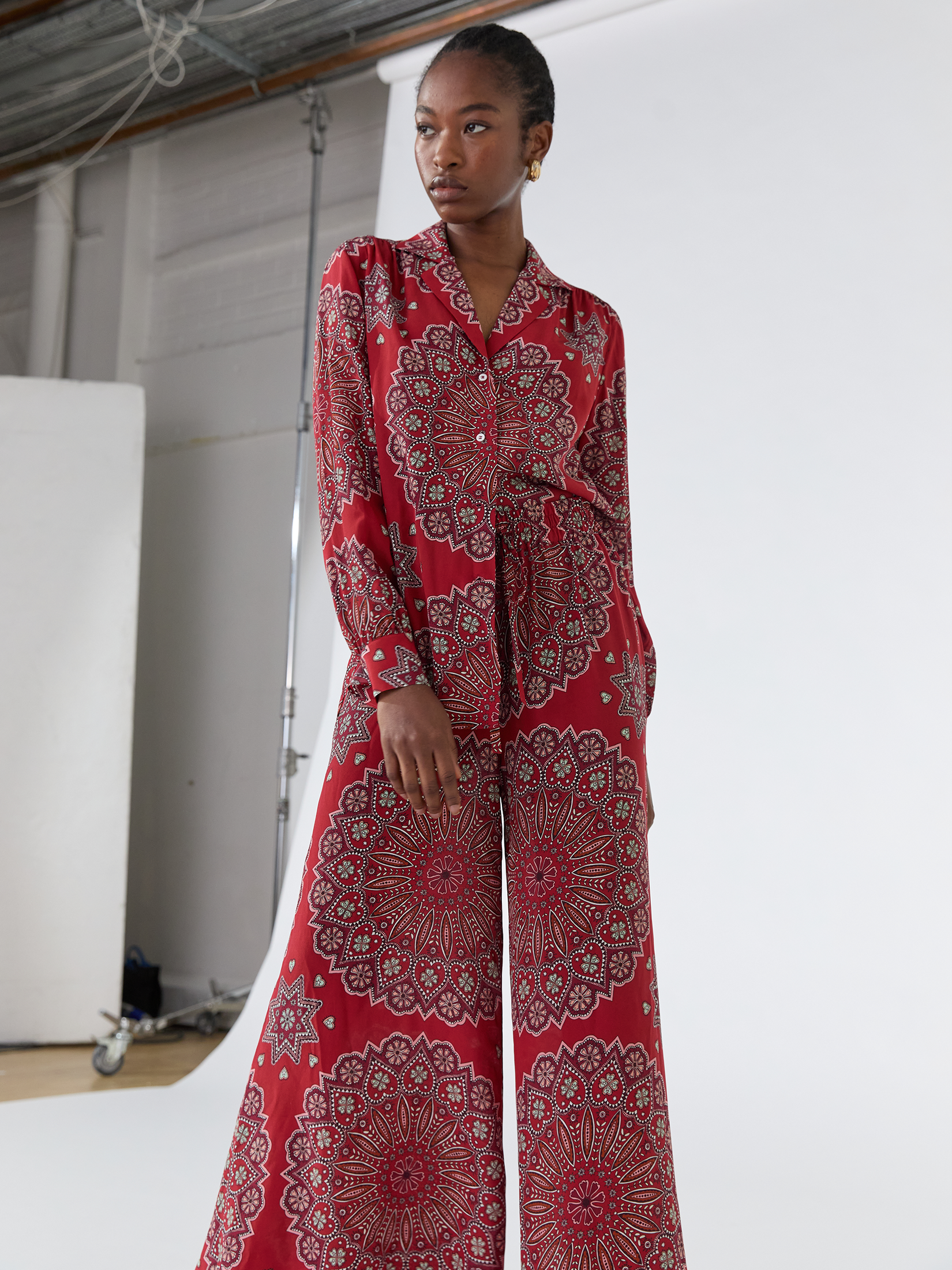 Dalton wide leg trouser