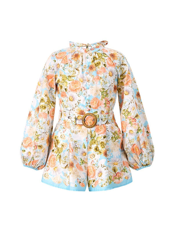Daphne long sleeve romper