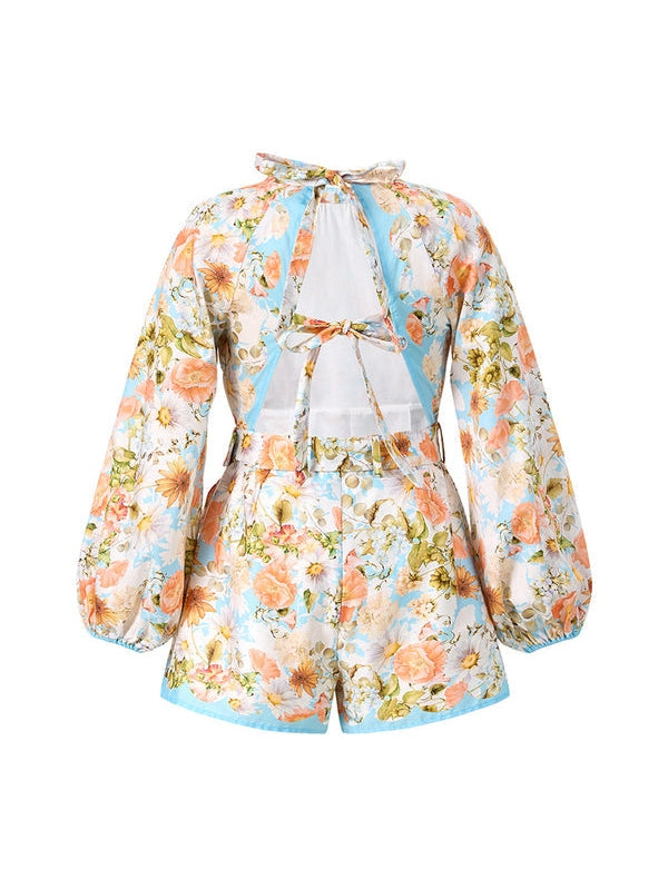 Daphne long sleeve romper