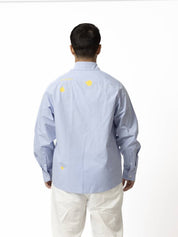 Painted cotton shirt