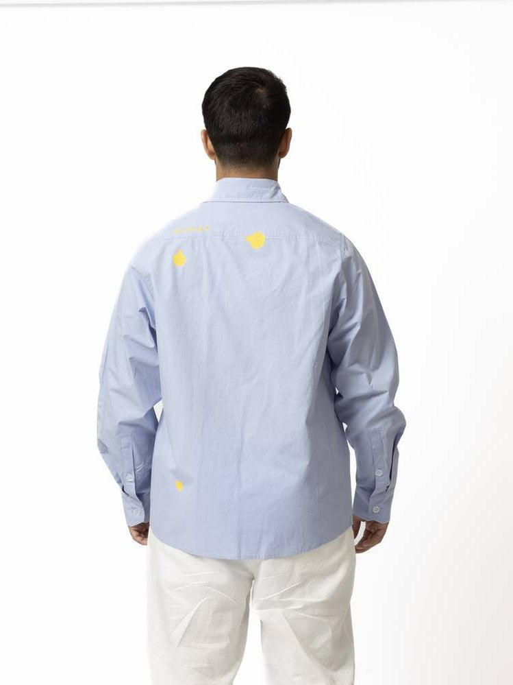 Painted cotton shirt
